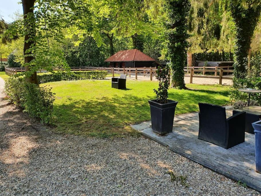 Midden In De Friese Bossen Op Landgoed Princenhof Oranjewoud Esterno foto